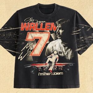 Official Morgan Wallen I’m the problem Stock Car Tee NWOT 🏎️